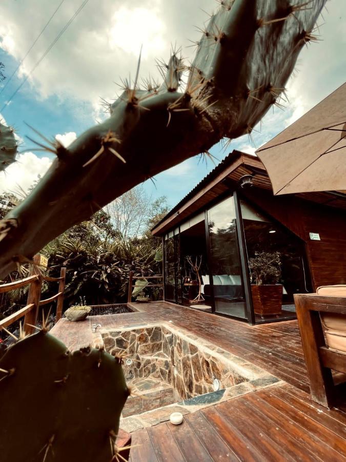 Glamping Salento Con Jacuzzi Climatizado Exterior photo