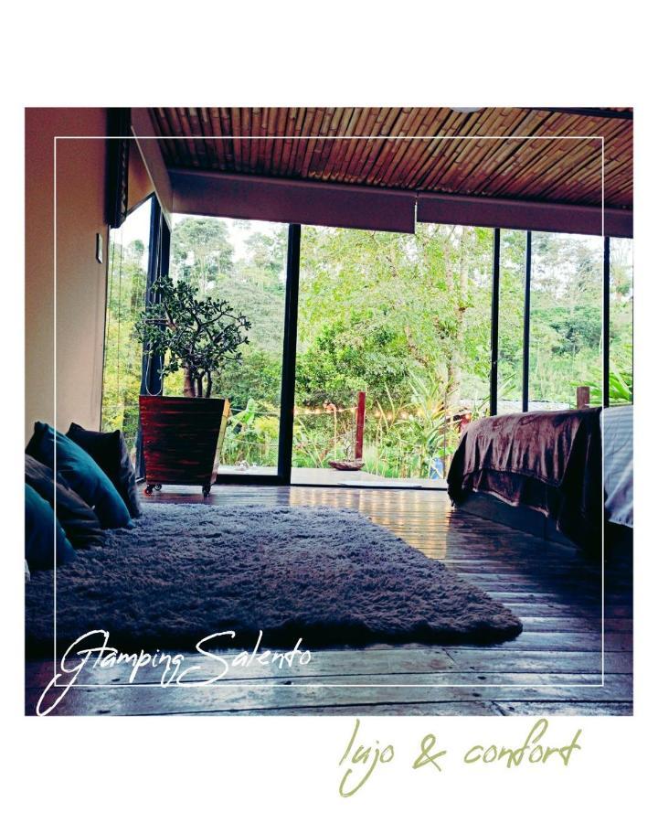 Glamping Salento Con Jacuzzi Climatizado Exterior photo