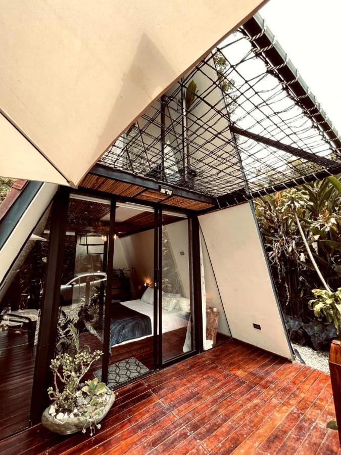 Glamping Salento Con Jacuzzi Climatizado Exterior photo
